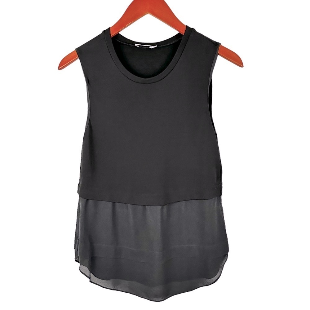 A.L.C. Layered silk top